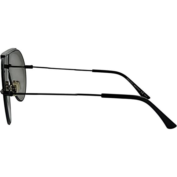 Jimmy Choo Eddy S Mens Metal Aviator Sunglass 0807 Black Gray Gradnt 66-04 Italy - Picture 4 of 6